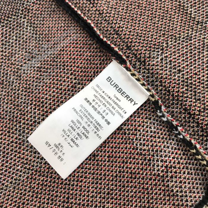 Burberry男裝 巴寶莉最新格紋開衫 情侶款全羊毛外套  ydi3246